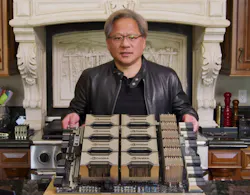 11. Nvidia’s Jensen Huang just pulled this motherboard out of the oven. It has eight A100-based GPGPUs specifically designed for AI acceleration. 11. Nvidia’s Jensen Huang just pulled this motherboard out of the oven. It has eight A100-based GPGPUs specifically designed for AI acceleration.