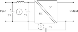 4. This circuit diagram represents an isolated dc-dc converter subsystem. 4. This circuit diagram represents an isolated dc-dc converter subsystem.
