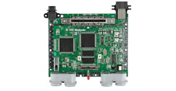 Figure 1: The Nintendo 64 motherboard, CPU, and Reality Coprocessor (RCP), with RMEM under the processors. Figure 1: The Nintendo 64 motherboard, CPU, and Reality Coprocessor (RCP), with RMEM under the processors.