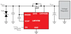 5. The LM74700 ideal diode regulates the forward voltage from supply to load to 20 mV. 5. The LM74700 ideal diode regulates the forward voltage from supply to load to 20 mV.
