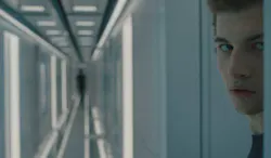 5. Many shots were down corridors like this one. In the center of the ceiling is a hidden track that allows the camera to move quickly down the corridor. 5. Many shots were down corridors like this one. In the center of the ceiling is a hidden track that allows the camera to move quickly down the corridor.