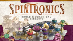 The Spintronics game takes a playful approach to understanding electronics. Its series of puzzles are solved by building gadgets from mechanical components that behave precisely like their electronic counterparts. The Spintronics game takes a playful approach to understanding electronics. Its series of puzzles are solved by building gadgets from mechanical components that behave precisely like their electronic counterparts.