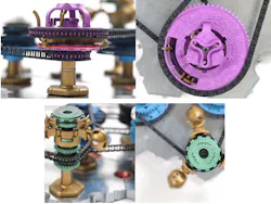These mechanical representations of an inductor and a transistor behave surprisingly similar to their electronic counterparts. These mechanical representations of an inductor and a transistor behave surprisingly similar to their electronic counterparts.