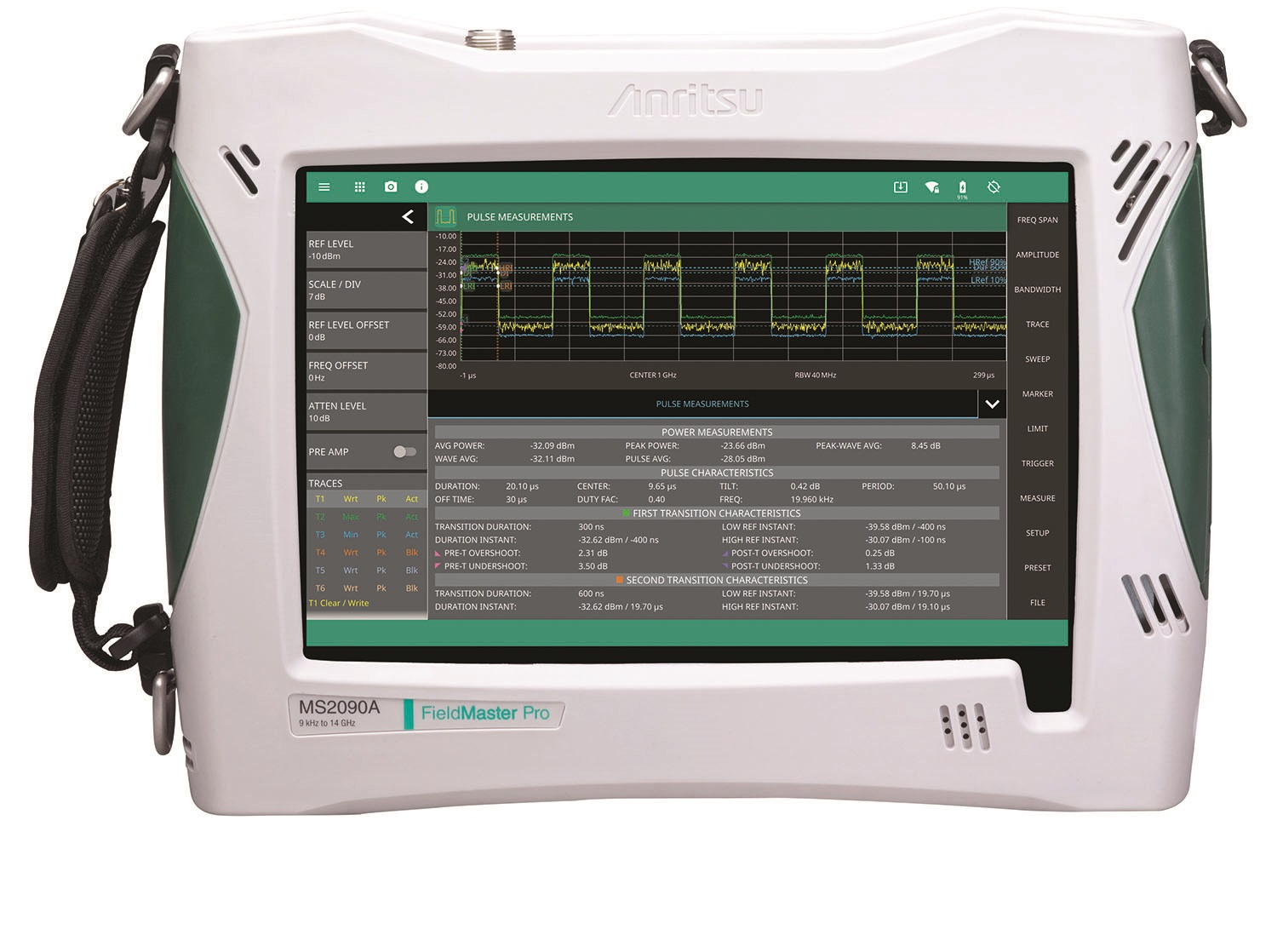 Fig 1 Ms2090a Pulse Measurement
