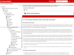 2. For TI microcontrollers, Resource Explorer can be used to browse through examples, documentation. and training material. 2. For TI microcontrollers, Resource Explorer can be used to browse through examples, documentation. and training material.