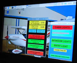 A touchscreen, operated by a Raspberry Pi, interacts with the AutomationDirect BRX PLC to provide HMI functionality for system status information and control options. A touchscreen, operated by a Raspberry Pi, interacts with the AutomationDirect BRX PLC to provide HMI functionality for system status information and control options.