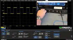 1. Connect your 10x passive probe’s tip to your oscilloscope’s COMP signal and use the adjustment near the probe cable’s base where it connects to the oscilloscope. 1. Connect your 10x passive probe’s tip to your oscilloscope’s COMP signal and use the adjustment near the probe cable’s base where it connects to the oscilloscope.