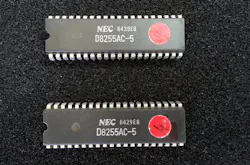 1. Chip package markings can be made to look almost identical to the uncritical observer. Can you tell which is the genuine IC? 1. Chip package markings can be made to look almost identical to the uncritical observer. Can you tell which is the genuine IC?
