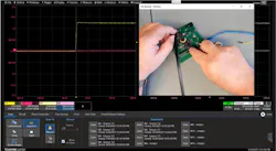 3. Use a probe spring tip to minimize crosstalk and ringing. 3. Use a probe spring tip to minimize crosstalk and ringing.