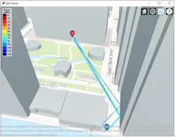 2. Massive MIMO and mmWave RF propagation analysis with ray-tracing models in MATLAB. (©2021 The MathWorks) 2. Massive MIMO and mmWave RF propagation analysis with ray-tracing models in MATLAB. (©2021 The MathWorks)