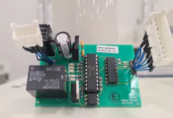 5. Assembled PCB that includes a multiplexer, a microcontroller, and the optocoupler on the bottom. 5. Assembled PCB that includes a multiplexer, a microcontroller, and the optocoupler on the bottom.