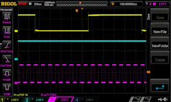 10. Waveform when input frequency is 0.5 kHz. 10. Waveform when input frequency is 0.5 kHz.