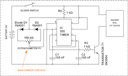 1. Schematic design of the PWM circuit. 1. Schematic design of the PWM circuit.