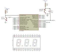 8. Configuration for the three-digit pulse counter. 8. Configuration for the three-digit pulse counter.