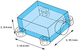 9. Hollow enclosure used to house the ADcmXL3021. 9. Hollow enclosure used to house the ADcmXL3021.