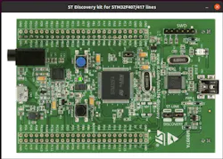 3. Shown is the STM32 F4 Discovery board. 3. Shown is the STM32 F4 Discovery board.