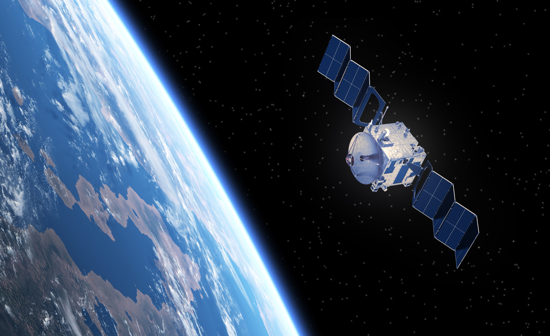 Satellite Earth Konstantin Shaklein Dreamstime