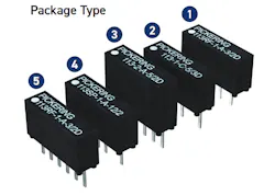 1. The Pickering Electronics Series 113RF SIL/SIP 3-GHz reed relays begin with the basic “1 Form A” configuration, but the relays also are offered in other versions. 1. The Pickering Electronics Series 113RF SIL/SIP 3-GHz reed relays begin with the basic “1 Form A” configuration, but the relays also are offered in other versions.
