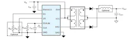 3. For low-EMI isolated power supplies, the SN6507-Q1 delivers high-frequency, 36-V push-pull drive for a transformer. 3. For low-EMI isolated power supplies, the SN6507-Q1 delivers high-frequency, 36-V push-pull drive for a transformer.