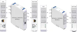 2. The NT Series of I/O modules, which provide many input and output channels in a compact form factor, offer support for several communication protocols. 2. The NT Series of I/O modules, which provide many input and output channels in a compact form factor, offer support for several communication protocols.