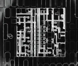 Accessing the region of interest to debug a working prototype with a Thermo Scientific Centrios HX tool. Accessing the region of interest to debug a working prototype with a Thermo Scientific Centrios HX tool.