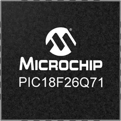 Microchip’s PIC18-Q71 family includes a range of on-chip intelligent analog peripherals, including a differential analog-to-digital converter (ADC). Microchip’s PIC18-Q71 family includes a range of on-chip intelligent analog peripherals, including a differential analog-to-digital converter (ADC).