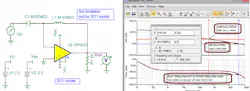 6. This is an example of Aol gain and phase simulation using the OPA835 2011 model. 6. This is an example of Aol gain and phase simulation using the OPA835 2011 model.