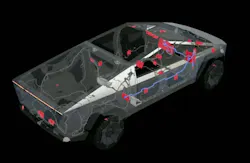 1. Tesla announced that its CyberTruck will use a 48-V low-voltage bus to power its lights, steering, pumps, and other accessories. 1. Tesla announced that its CyberTruck will use a 48-V low-voltage bus to power its lights, steering, pumps, and other accessories.