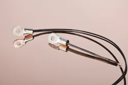 Ametherm’s PANR Series of NTC thermistor probes provides ring lug terminals that are easy to secure to mounting surfaces. Ametherm’s PANR Series of NTC thermistor probes provides ring lug terminals that are easy to secure to mounting surfaces.