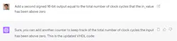 2. Prompting ChatGPT to add a counter to the program. 2. Prompting ChatGPT to add a counter to the program.