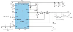 12. LTC3981 28 V to 5 V/6 A design schematic where the compensation network isn’t aligned. 12. LTC3981 28 V to 5 V/6 A design schematic where the compensation network isn’t aligned.