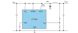 2. This switching overvoltage protection circuit has no time limit for overvoltage (simplified circuit). 2. This switching overvoltage protection circuit has no time limit for overvoltage (simplified circuit).