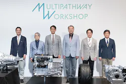 Subaru's CEO Atsushi Osaki and CTO Tetsuo Fujinuki, Toyota's CEO Koji Sato and CTO Hiroki Nakajima, and Mazda's CEO Masahiro Moro and CTO Ichiro Hirose announced the development of new internal combustion engines. Subaru's CEO Atsushi Osaki and CTO Tetsuo Fujinuki, Toyota's CEO Koji Sato and CTO Hiroki Nakajima, and Mazda's CEO Masahiro Moro and CTO Ichiro Hirose announced the development of new internal combustion engines.