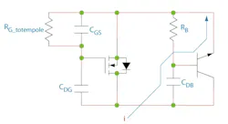 5. For this turn-on path, an internal NPN transistor is buried inside the MOSFET structure. 5. For this turn-on path, an internal NPN transistor is buried inside the MOSFET structure.