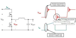 1. This diagram shows the primary sources of EMI in a switching-mode power supply (SMPS). 1. This diagram shows the primary sources of EMI in a switching-mode power supply (SMPS).