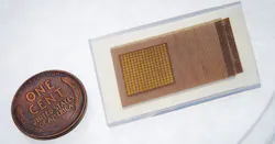 3. This two-dimensional array of ultrasonic piezoelectric transducers is placed on the patient’s scalp and combined with significant post-processing to reveal specifics of blood flow in the brain, an important medical-assessment consideration. 3. This two-dimensional array of ultrasonic piezoelectric transducers is placed on the patient’s scalp and combined with significant post-processing to reveal specifics of blood flow in the brain, an important medical-assessment consideration.