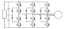 5. Here’s an example of a GaN-based, three-level, neutral-point-clamped (NPC) inverter. 5. Here’s an example of a GaN-based, three-level, neutral-point-clamped (NPC) inverter.