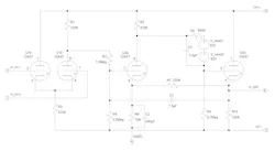 Schematic of K2-W op amp model in LTspice Schematic of K2-W op amp model in LTspice