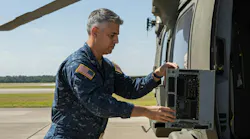 Installing an electronic component into a military helicopter Installing an electronic component into a military helicopter