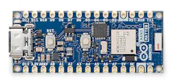 Product: Arduino Nano Matter Type: Development board Processor: Silicon Labs MGM240SD22VNA CPU: 78-MHz 32-bit Arm Cortex-M33 with DSP and FPU Memory: 1536-kB flash memory 256-kB RAM Wi-Fi: 802.11b/g/n Bluetooth: Bluetooth 5 Low Energy (BLE) Product: Arduino Nano Matter Type: Development board Processor: Silicon Labs MGM240SD22VNA CPU: 78-MHz 32-bit Arm Cortex-M33 with DSP and FPU Memory: 1536-kB flash memory 256-kB RAM Wi-Fi: 802.11b/g/n Bluetooth: Bluetooth 5 Low Energy (BLE)