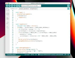 The Arduino IDE 2.0 provides a more professional development environment, autocompletion support, debugging support and more. The Arduino IDE 2.0 provides a more professional development environment, autocompletion support, debugging support and more.
