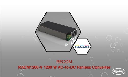 RACM1200-V Series AC/DC Converters | Datasheet Preview | Electronic Design