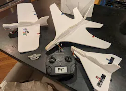 2. Flite Test’s two-channel R/C propulsion system costs $20 and includes two motors, a battery, and a receiver/controller module. It can be used to add power to small DIY aircraft as well as nearly any one of the dozen or so gliders in their EZ Flyers series. 2. Flite Test’s two-channel R/C propulsion system costs $20 and includes two motors, a battery, and a receiver/controller module. It can be used to add power to small DIY aircraft as well as nearly any one of the dozen or so gliders in their EZ Flyers series.