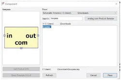 Locating the newly created symbol in the schematic directory Locating the newly created symbol in the schematic directory