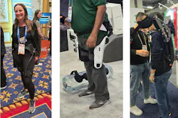 Exoskeletons from Hypershell (left), ULS Robotics (center), and Agade (right) Exoskeletons from Hypershell (left), ULS Robotics (center), and Agade (right)
