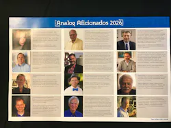 2026 Analog Aficionados placemat (front) 2026 Analog Aficionados placemat (front)