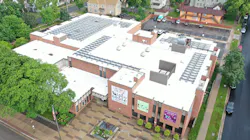 This library building is one La Crosse, Wis., facility with a recently installed solar PV array. Photo courtesy of Eagle Point Solar. This library building is one La Crosse, Wis., facility with a recently installed solar PV array. Photo courtesy of Eagle Point Solar.