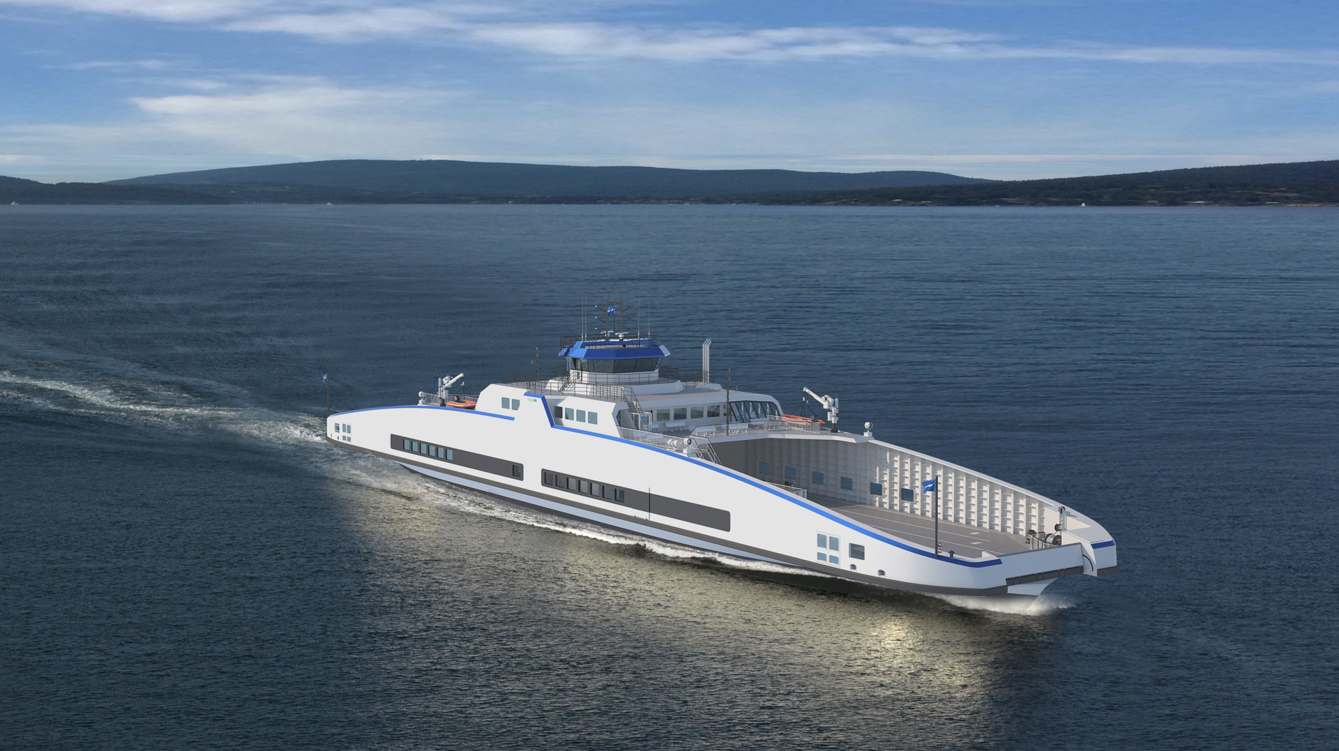 The Wolf Islander IV eFerry. Photo courtesy of Leclanch&eacute;