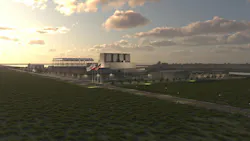 Rendering of Long Mott SMR plant image credit X-energy/Business Wire Rendering of Long Mott SMR plant image credit X-energy/Business Wire