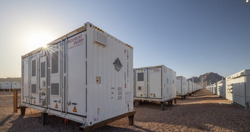 Papago Battery Storage project image credit Blattner Energy